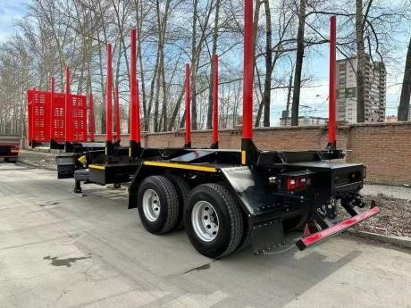 Полуприцеп – Лесовозный с боковыми стойками, 2-х осный LUXUDA