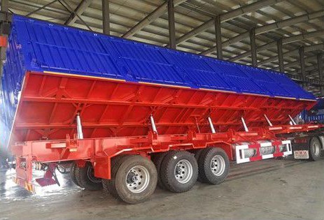 Полуприцеп – Самосвальный с боковой разгрузкой (зерновоз), 3-х осный LUXUDA 