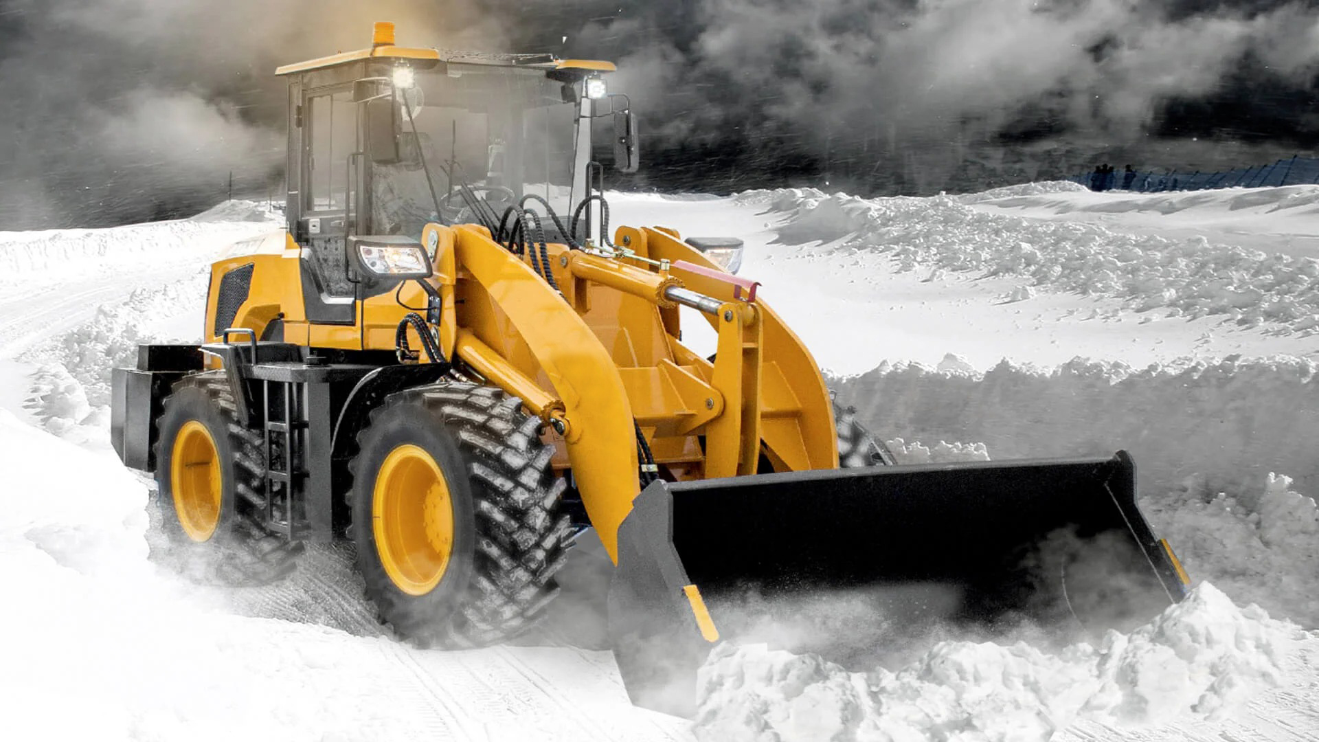 Подготовка фронтального погрузчика к зимнему сезону: полное руководство